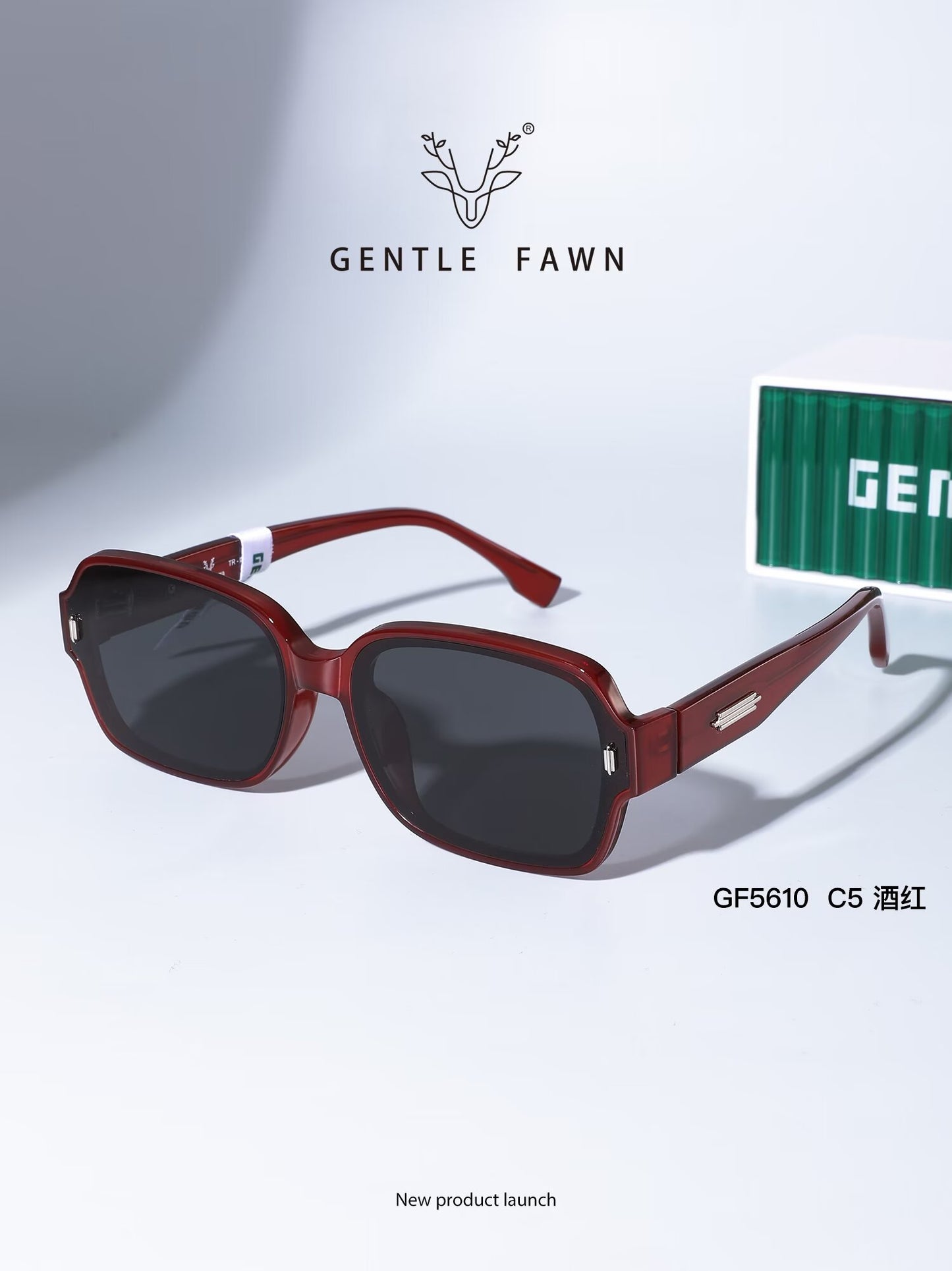Gentle Fawn Sunglasses Model GZ-GF-5610-C5 (Black & Red)
