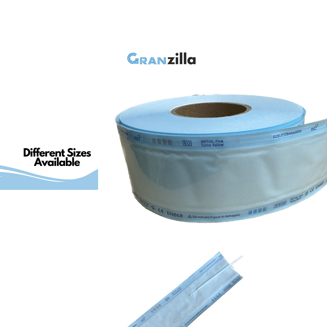 Granzilla™ Sterilization Reels Medical Grade Sealable Rolls