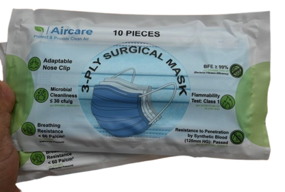 Aircare™ 3 Ply Surgical Face Mask