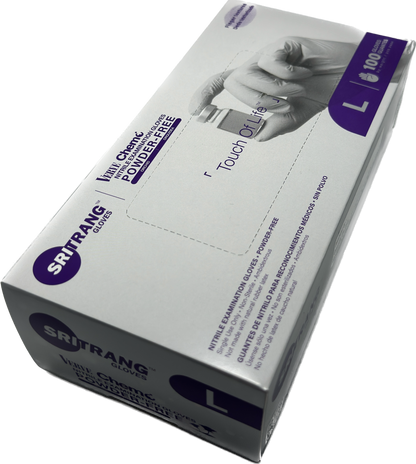 Sri Trang™ Nitrile Gloves Powder-Free Medical Grade Examination Gloves 3.5gsm
