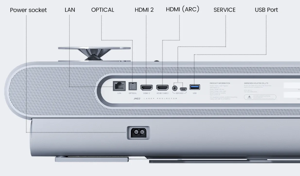 JMGO U2 4K TRI-LASER UST Projector