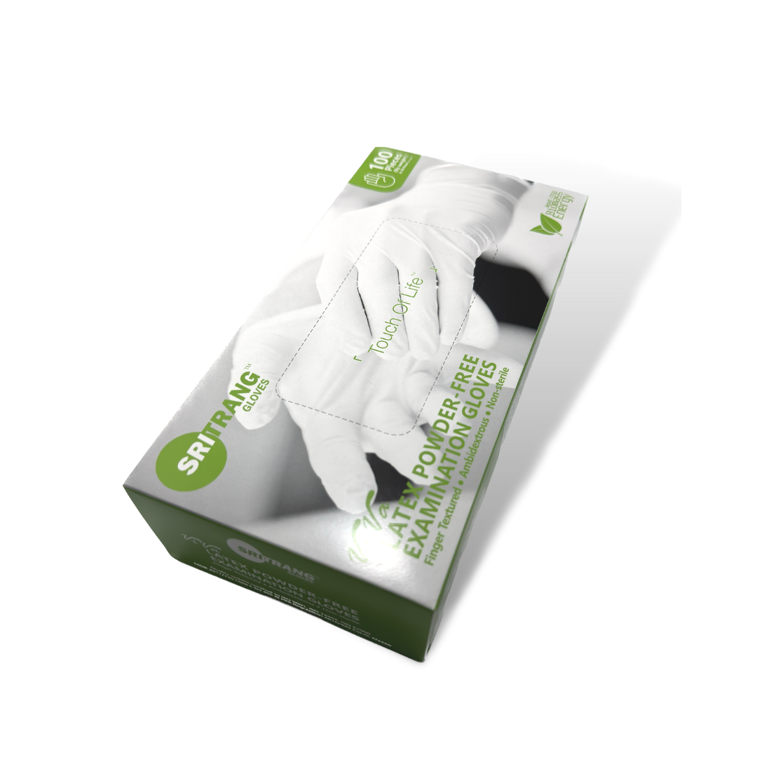 Sri Trang™ Latex Gloves Powder-Free Medical Grade Examination Gloves