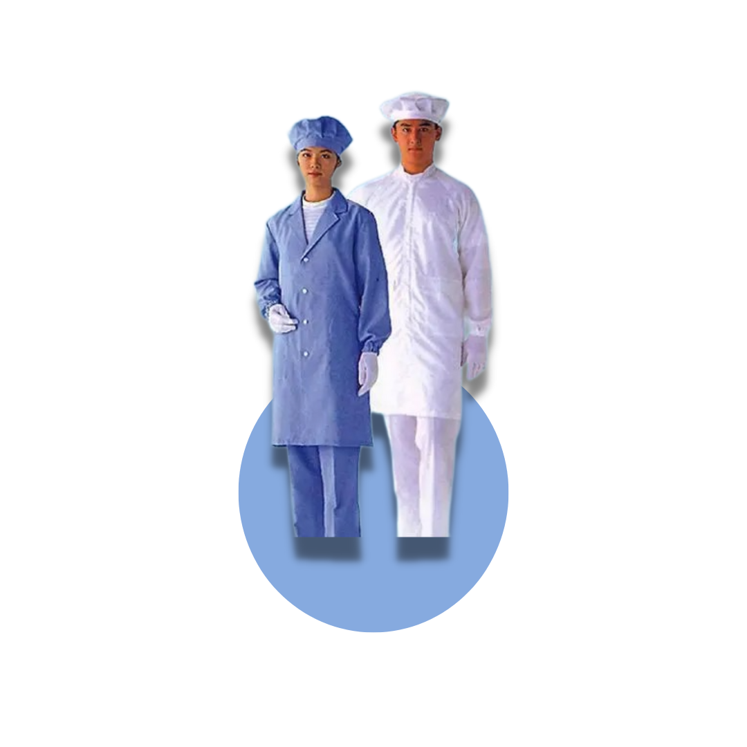 ESD SMOCK WITH ESD CAP